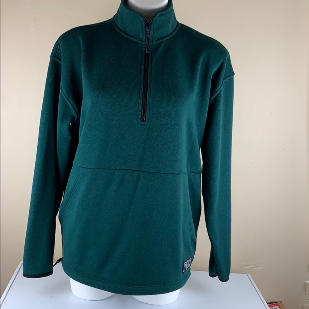 Pink victoria secret zip pullover size small